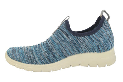 See the Stretch Mesh Cloth Sneakers Women Shoes With Memory Insole in the colour BLUE, available in various sizes