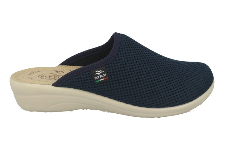 See the Lightweight Stretch Mesh Cloth Women Clogs With Faux Leather Insole in the colour ANTHRACITE, available in various sizes
