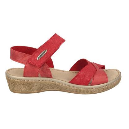 See the Red Angle Back Strap Women Sandals in the colour RED, available in various sizes