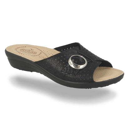 See the Classic Slide Women Sandals With Evopell Insole in the colour BEIGE, available in various sizes
